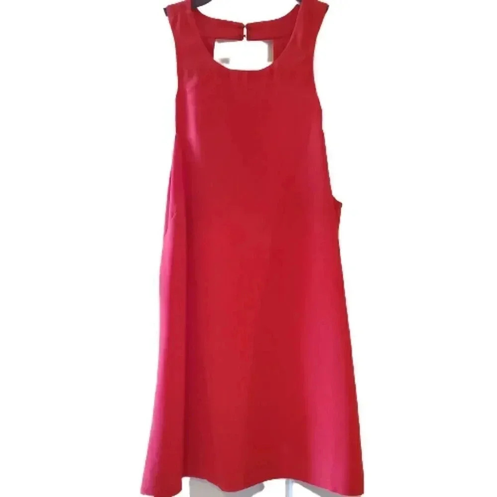 Annie Griffin Red Sleeveless Blouse
